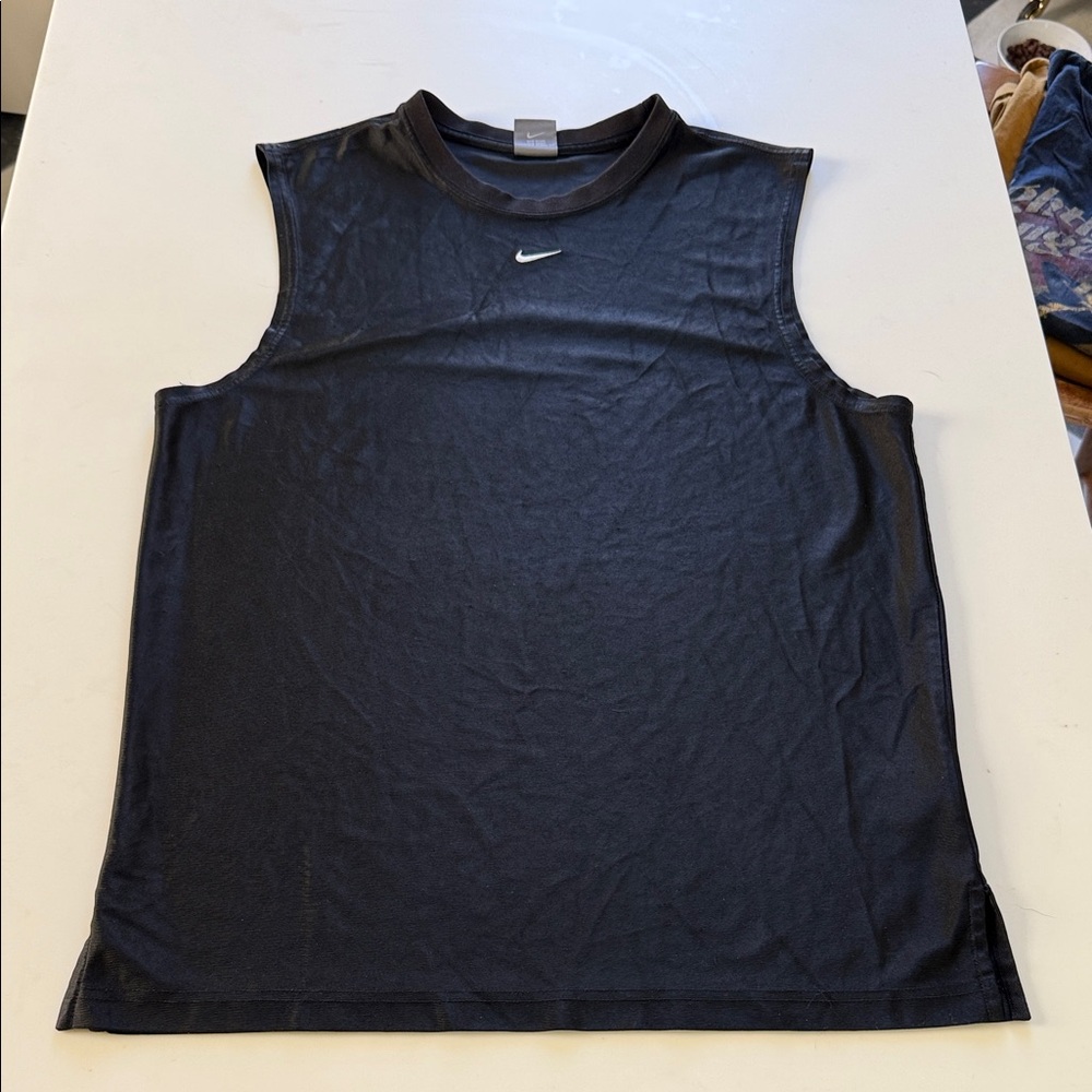 Nike Black Sleeveless Dazzle Top M